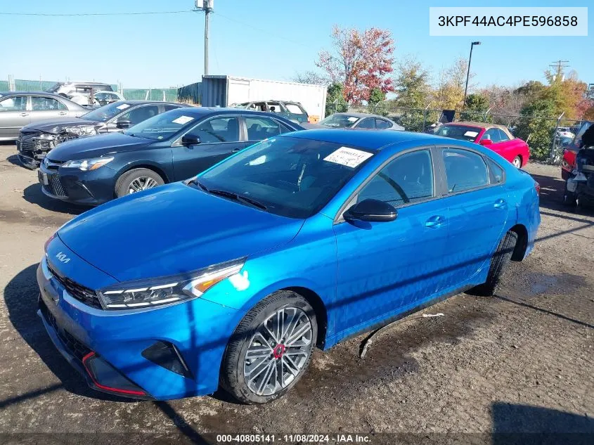 2023 Kia Forte Gt VIN: 3KPF44AC4PE596858 Lot: 40805141