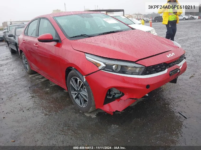 2023 Kia Forte Lxs VIN: 3KPF24AD6PE610211 Lot: 40810813