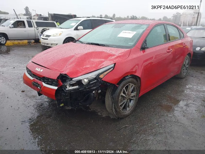 2023 Kia Forte Lxs VIN: 3KPF24AD6PE610211 Lot: 40810813