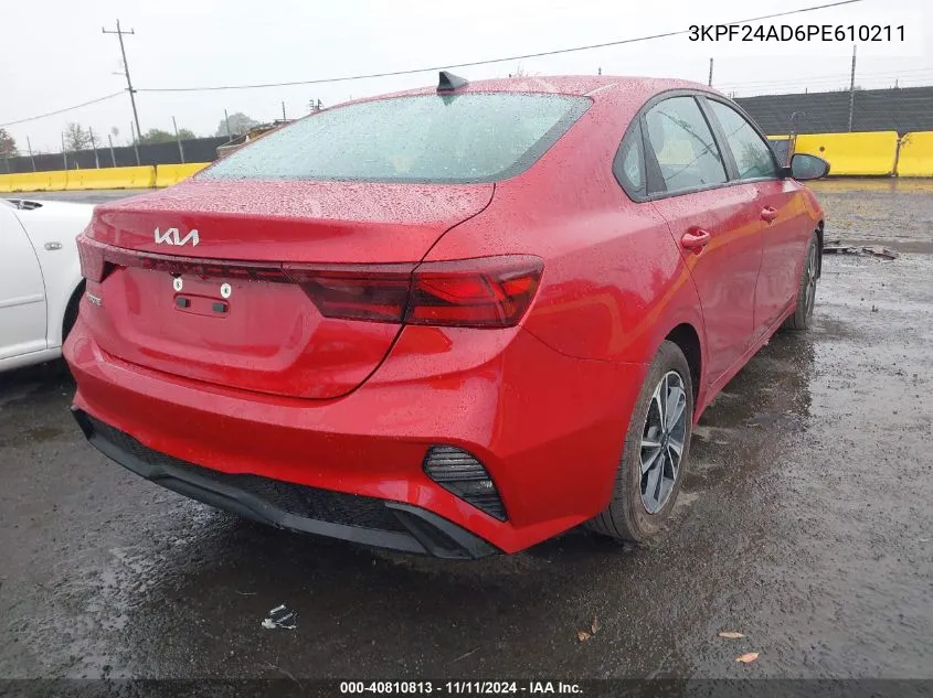 2023 Kia Forte Lxs VIN: 3KPF24AD6PE610211 Lot: 40810813