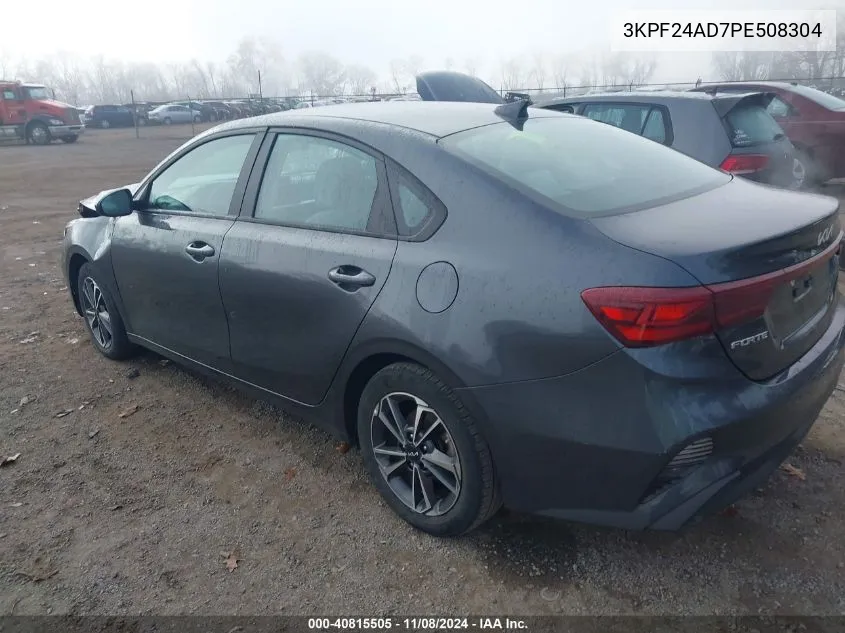 2023 Kia Forte Lxs VIN: 3KPF24AD7PE508304 Lot: 40815505