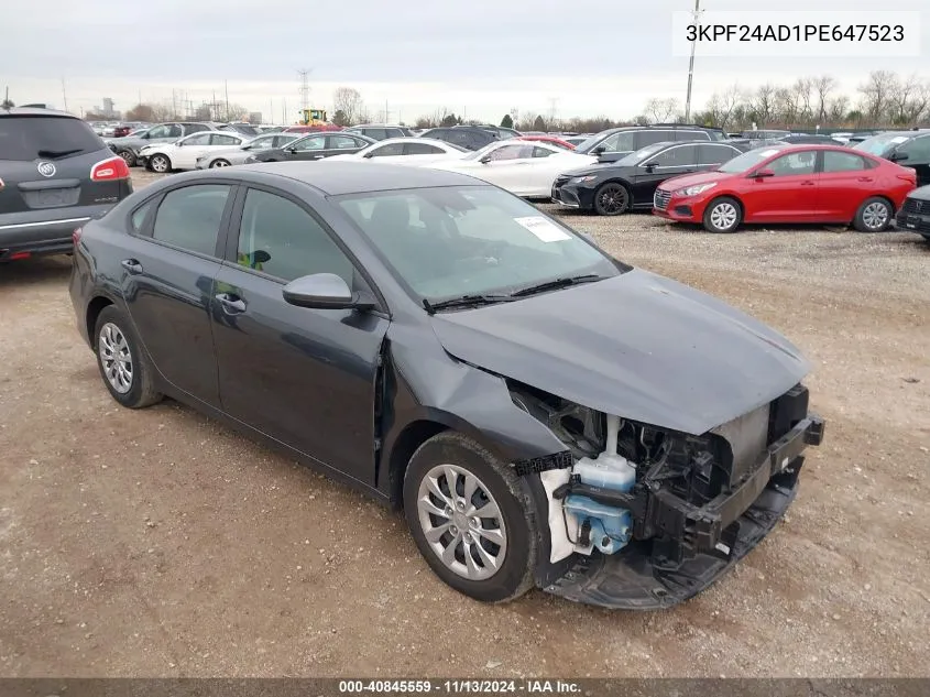 2023 Kia Forte Lx VIN: 3KPF24AD1PE647523 Lot: 40845559