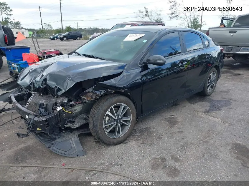 2023 Kia Forte Lxs VIN: 3KPF24AD3PE630643 Lot: 40847240