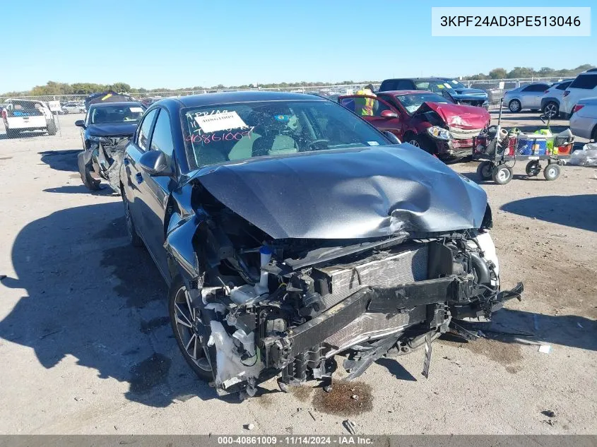 2023 Kia Forte Lxs VIN: 3KPF24AD3PE513046 Lot: 40861009