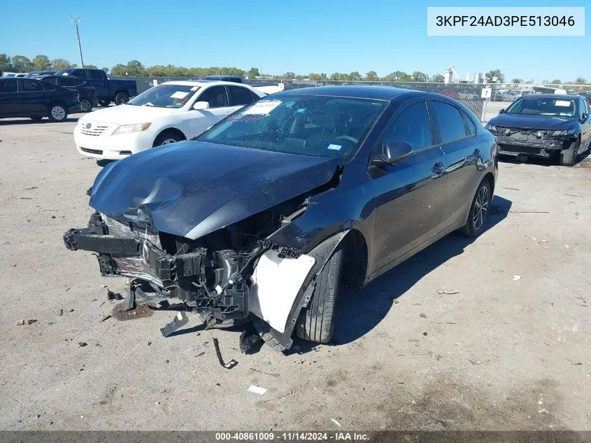 2023 Kia Forte Lxs VIN: 3KPF24AD3PE513046 Lot: 40861009