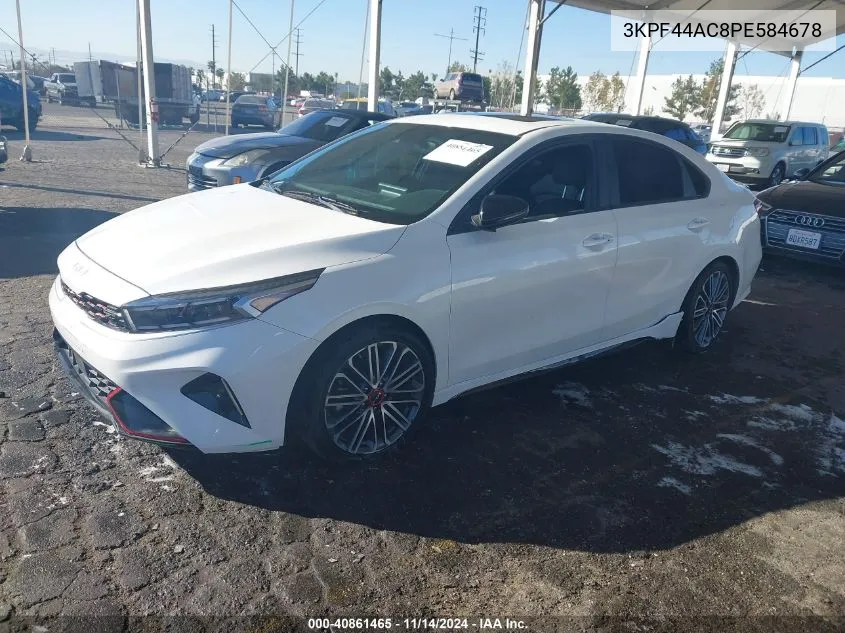 2023 Kia Forte Gt VIN: 3KPF44AC8PE584678 Lot: 40861465