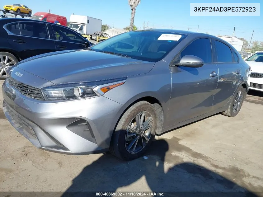 2023 Kia Forte Lxs VIN: 3KPF24AD3PE572923 Lot: 40869502