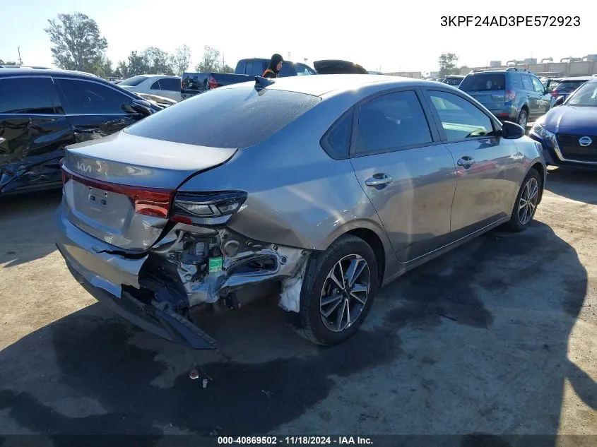 2023 Kia Forte Lxs VIN: 3KPF24AD3PE572923 Lot: 40869502