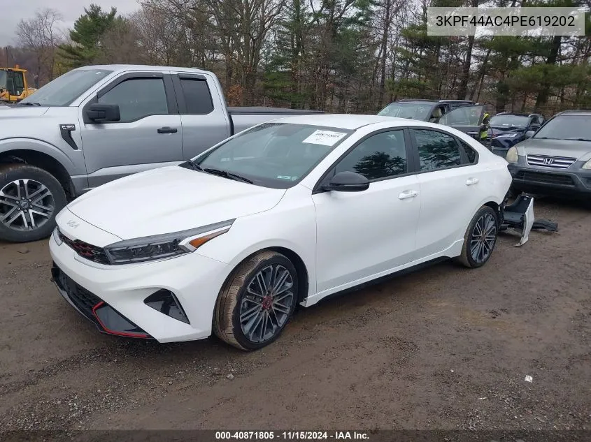 2023 Kia Forte Gt VIN: 3KPF44AC4PE619202 Lot: 40871805