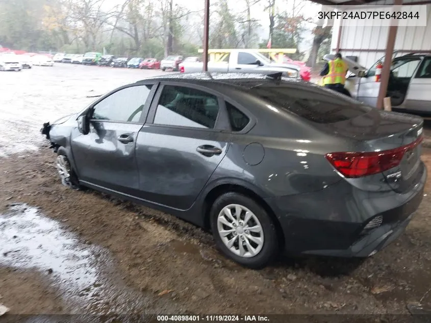 2023 Kia Forte Lx VIN: 3KPF24AD7PE642844 Lot: 40898401