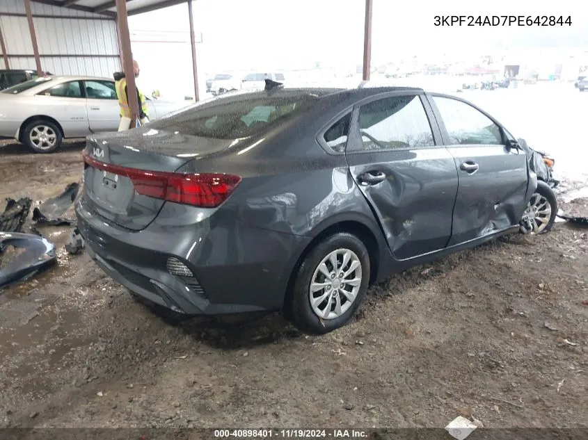 2023 Kia Forte Lx VIN: 3KPF24AD7PE642844 Lot: 40898401