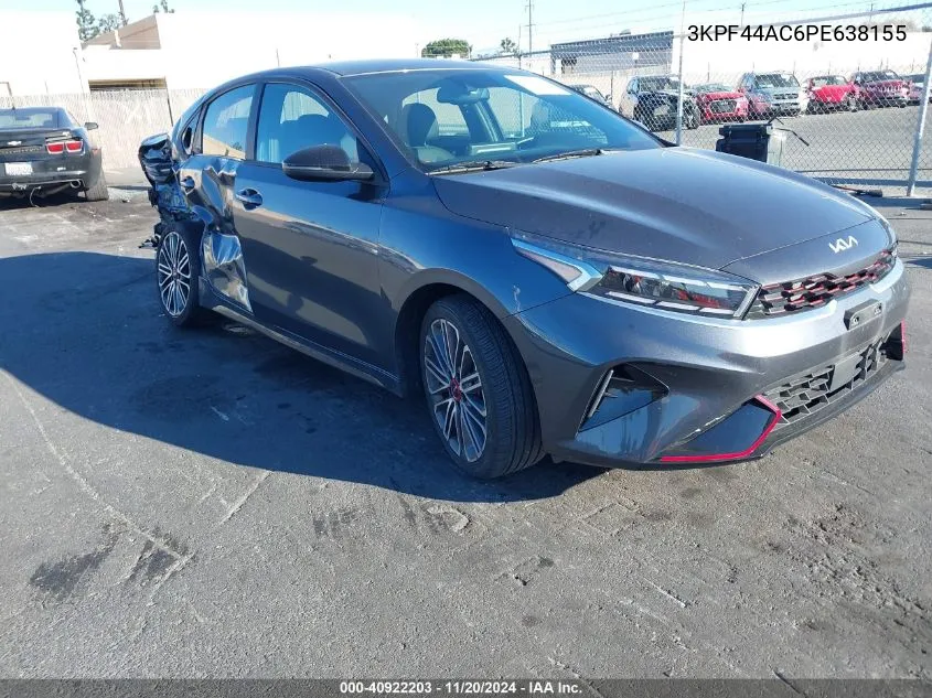 2023 Kia Forte Gt VIN: 3KPF44AC6PE638155 Lot: 40922203