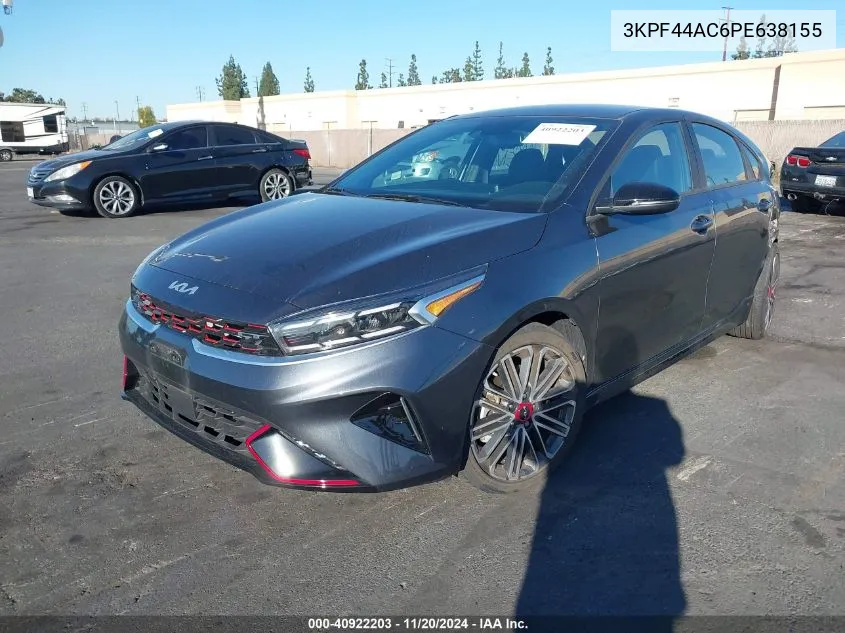 2023 Kia Forte Gt VIN: 3KPF44AC6PE638155 Lot: 40922203