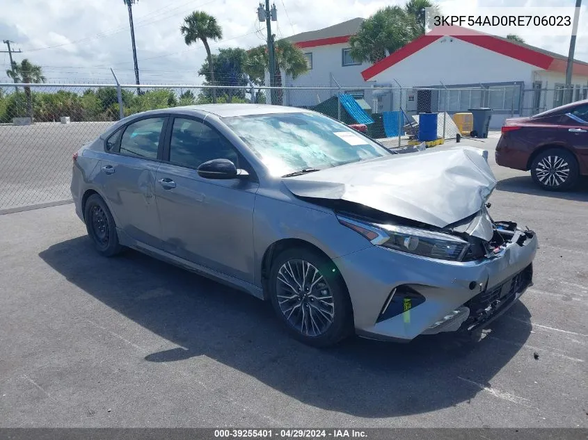 2024 Kia Forte Gt-Line VIN: 3KPF54AD0RE706023 Lot: 39255401