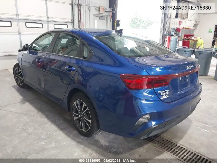 2024 Kia Forte Lxs VIN: 3KPF24AD9RE715330 Lot: 39336053