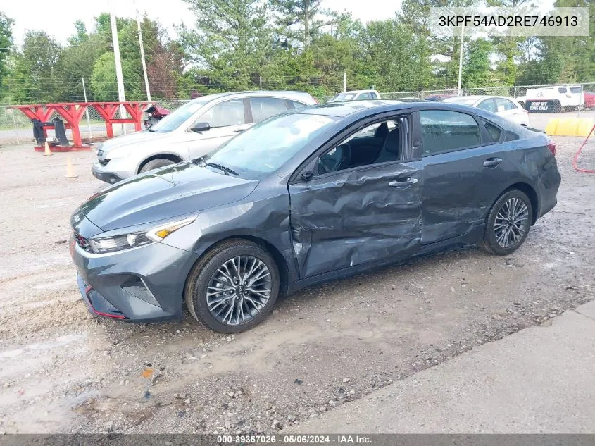 2024 Kia Forte Gt-Line VIN: 3KPF54AD2RE746913 Lot: 39357026