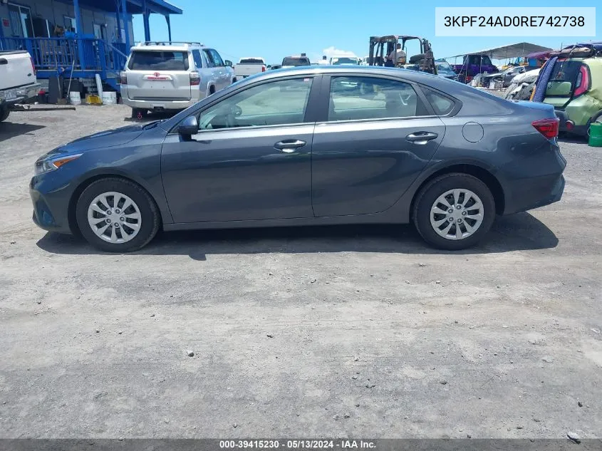 3KPF24AD0RE742738 2024 Kia Forte Lx