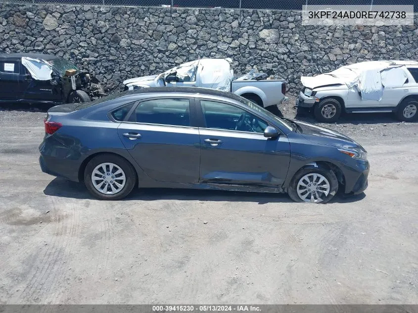 3KPF24AD0RE742738 2024 Kia Forte Lx