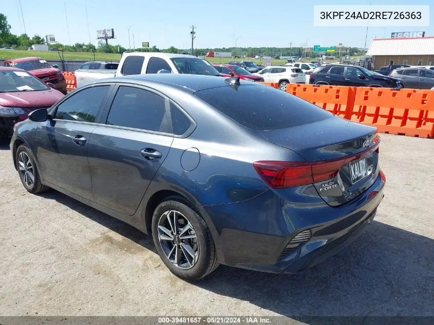 3KPF24AD2RE726363 2024 Kia Forte Lxs