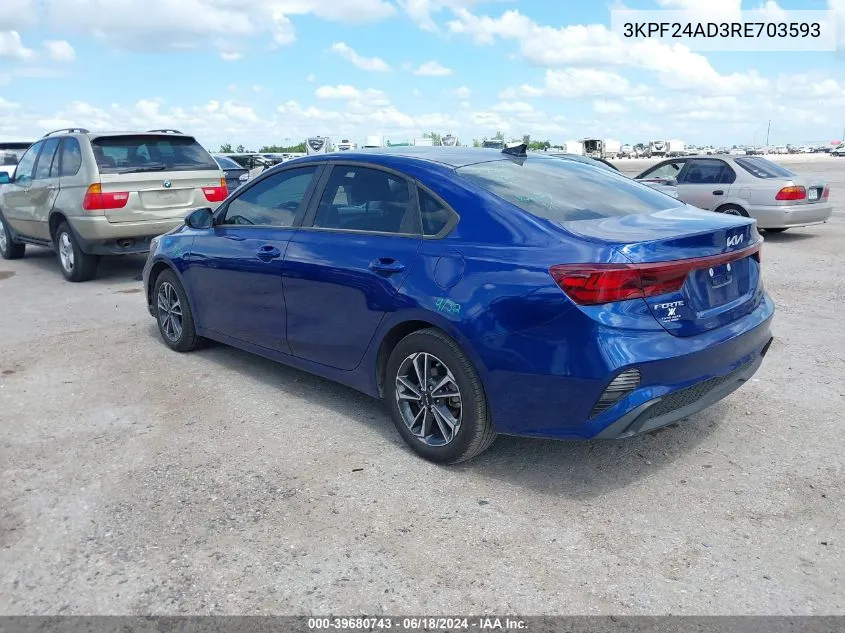 3KPF24AD3RE703593 2024 Kia Forte Lxs