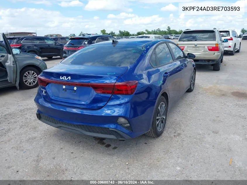 3KPF24AD3RE703593 2024 Kia Forte Lxs