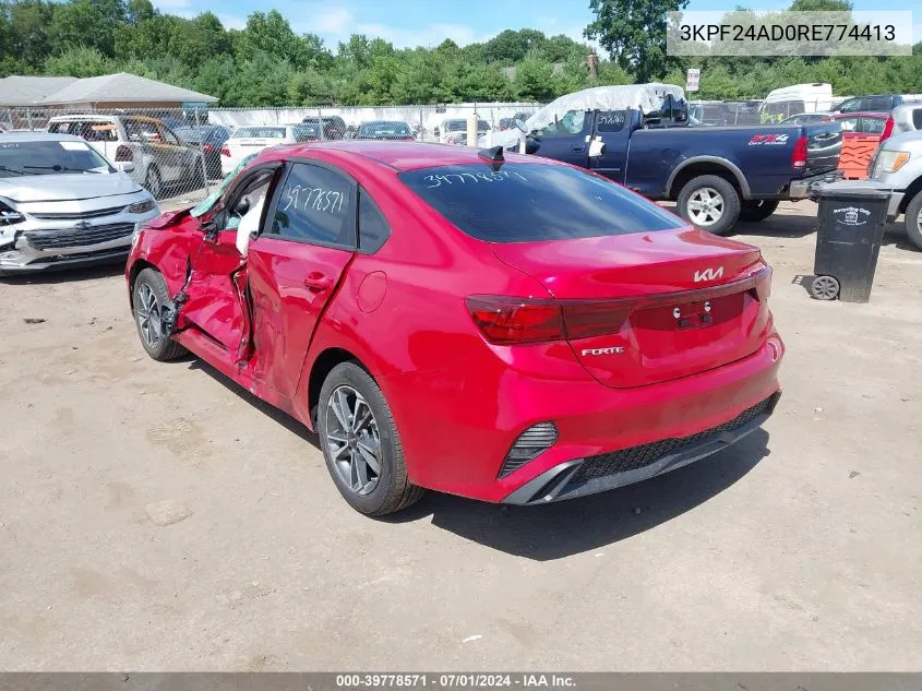 3KPF24AD0RE774413 2024 Kia Forte Lxs