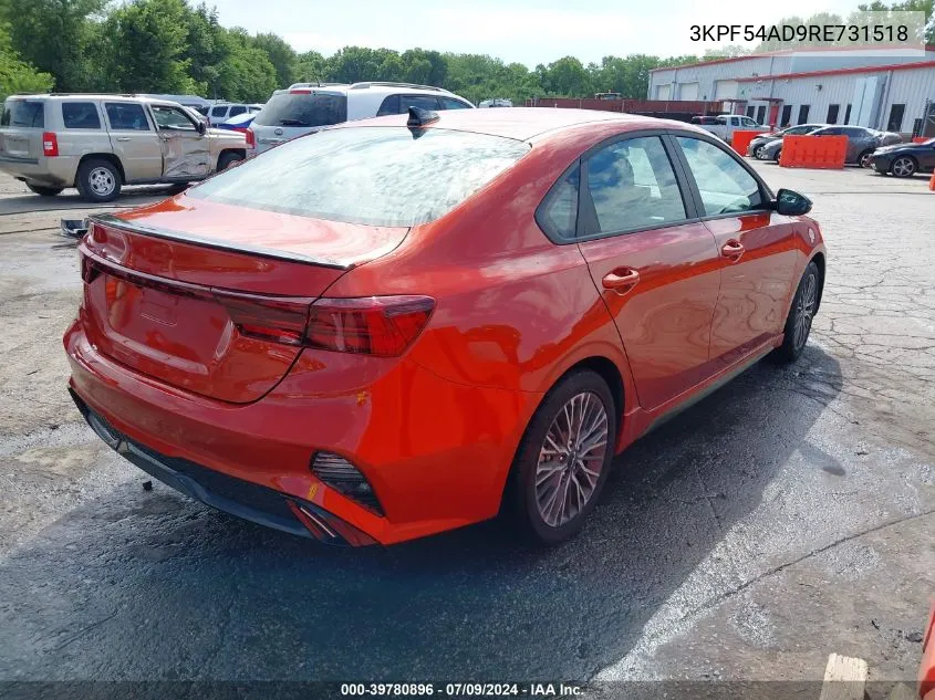 2024 Kia Forte Gt-Line VIN: 3KPF54AD9RE731518 Lot: 39780896