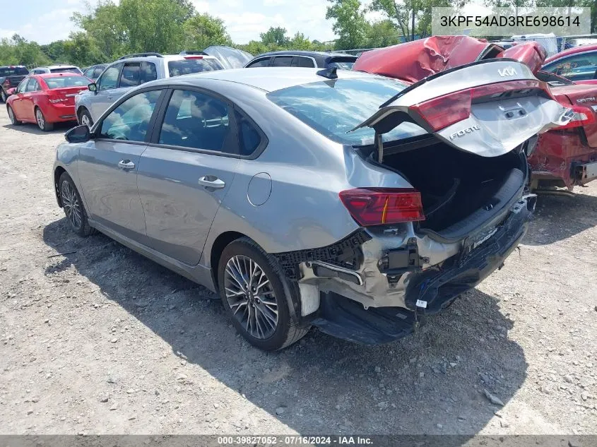 2024 Kia Forte Gt-Line VIN: 3KPF54AD3RE698614 Lot: 39827052