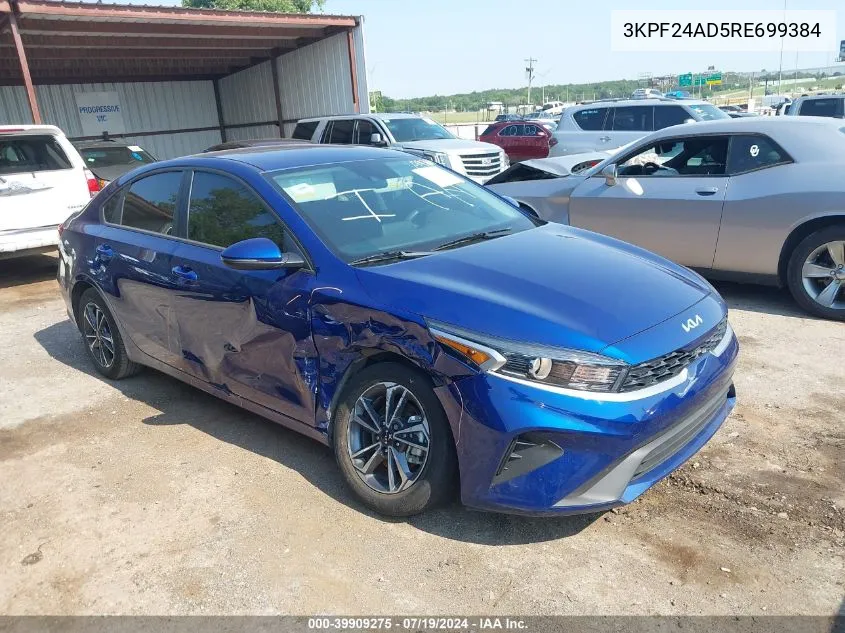 2024 Kia Forte Lxs VIN: 3KPF24AD5RE699384 Lot: 39909275