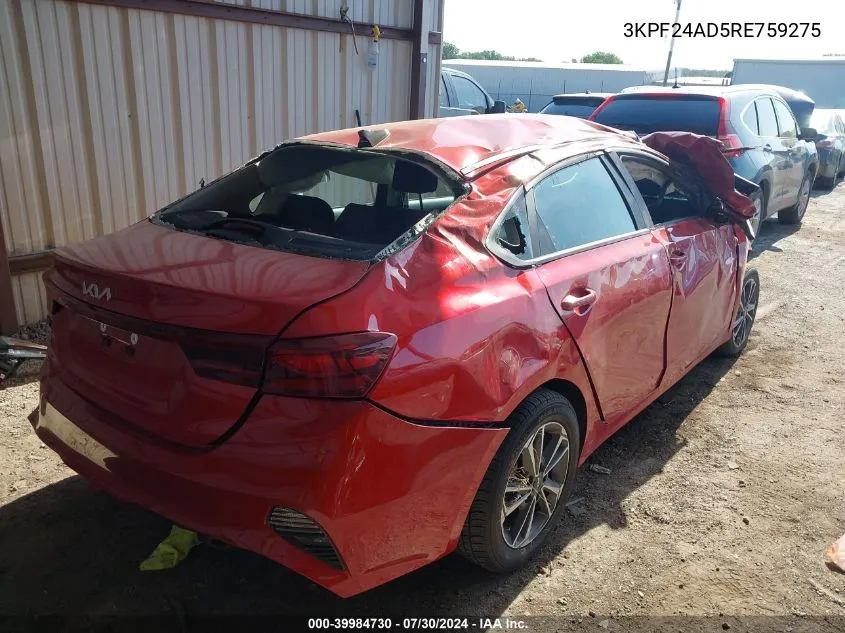 3KPF24AD5RE759275 2024 Kia Forte Lxs