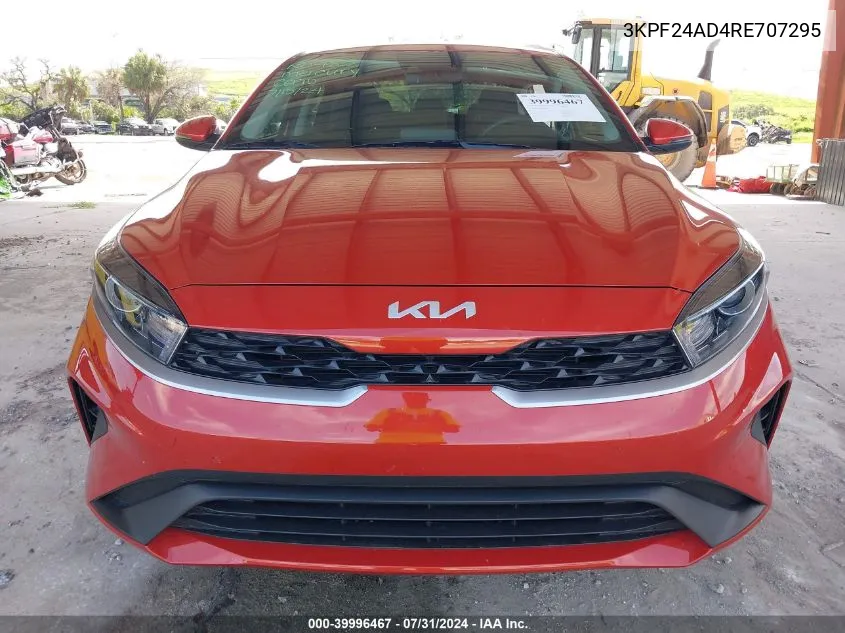 2024 Kia Forte Lxs VIN: 3KPF24AD4RE707295 Lot: 39996467