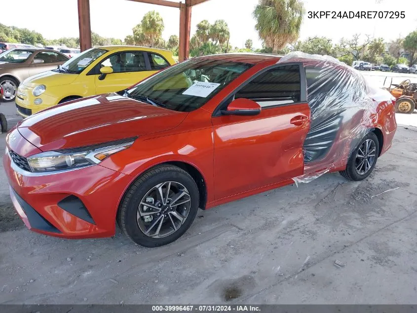 2024 Kia Forte Lxs VIN: 3KPF24AD4RE707295 Lot: 39996467