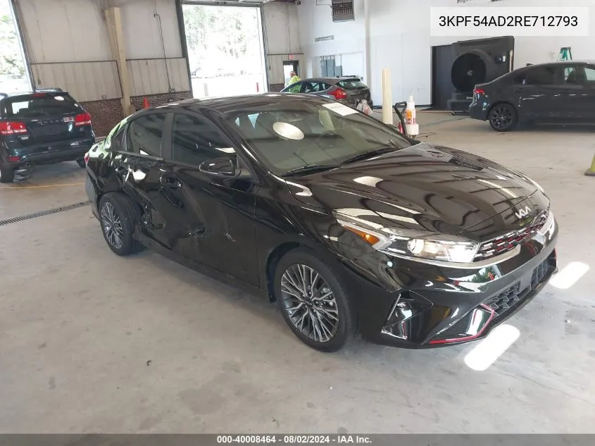 2024 Kia Forte Gt-Line VIN: 3KPF54AD2RE712793 Lot: 40008464