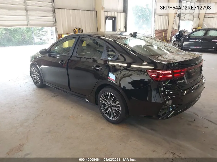 2024 Kia Forte Gt-Line VIN: 3KPF54AD2RE712793 Lot: 40008464