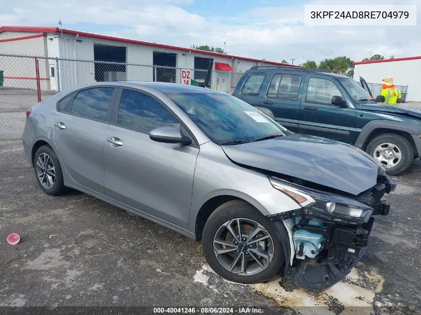 2024 Kia Forte Lxs VIN: 3KPF24AD8RE704979 Lot: 40041246