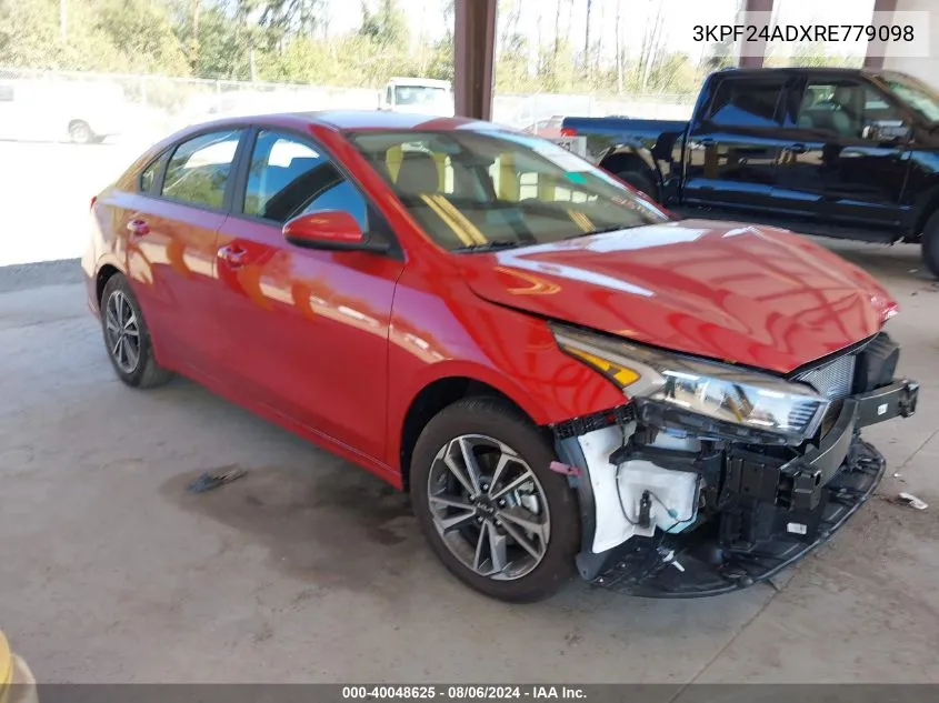 2024 Kia Forte Lxs VIN: 3KPF24ADXRE779098 Lot: 40048625