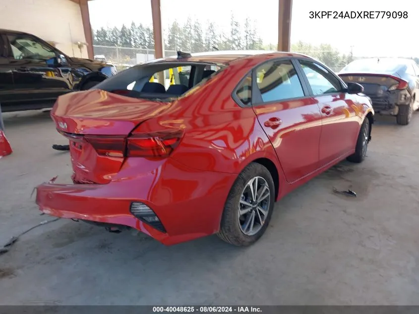 2024 Kia Forte Lxs VIN: 3KPF24ADXRE779098 Lot: 40048625