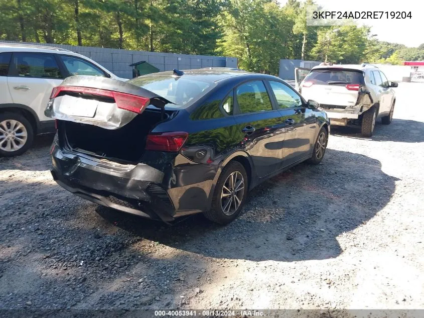 2024 Kia Forte Lxs VIN: 3KPF24AD2RE719204 Lot: 40053941