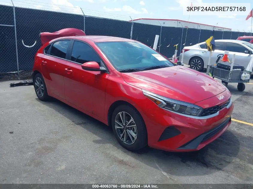 2024 Kia Forte Lxs VIN: 3KPF24AD5RE757168 Lot: 40063760