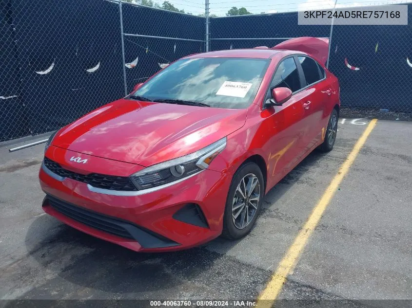 2024 Kia Forte Lxs VIN: 3KPF24AD5RE757168 Lot: 40063760