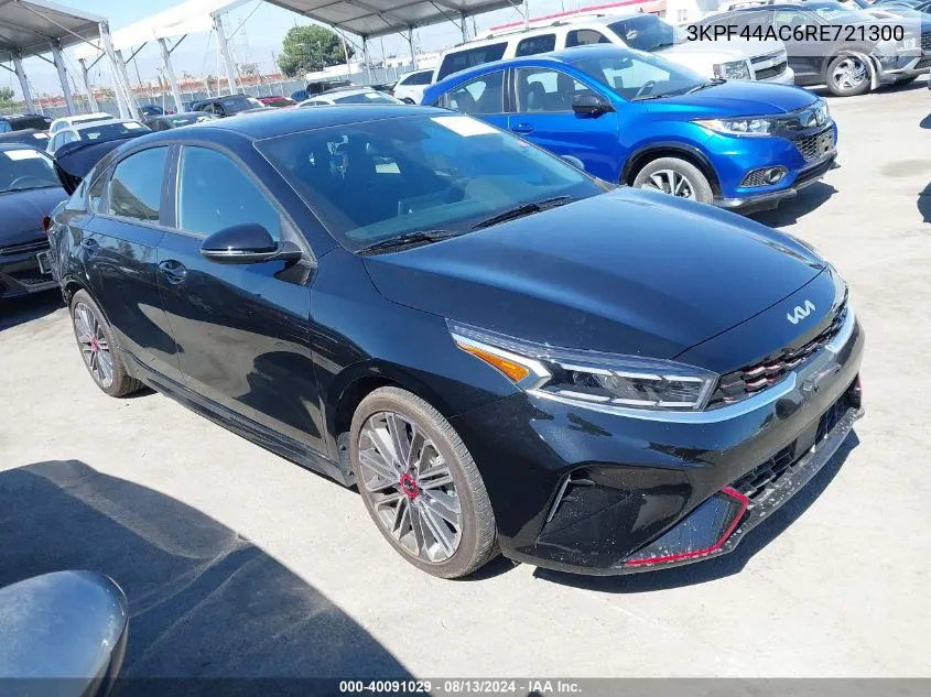 2024 Kia Forte Gt VIN: 3KPF44AC6RE721300 Lot: 40091029