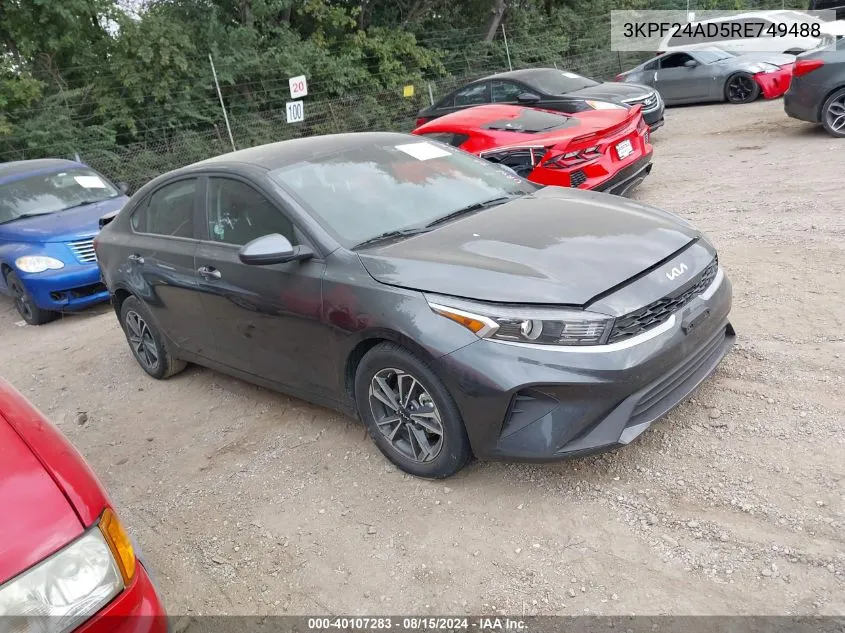 2024 Kia Forte Lxs VIN: 3KPF24AD5RE749488 Lot: 40107283