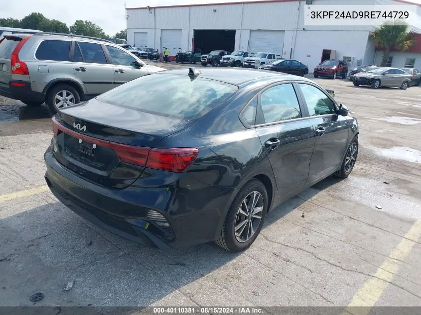 2024 Kia Forte Lxs VIN: 3KPF24AD9RE744729 Lot: 40110381