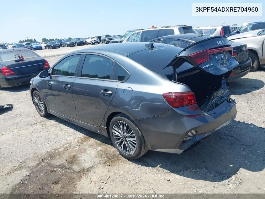 2024 Kia Forte Gt-Line VIN: 3KPF54ADXRE704960 Lot: 40129837