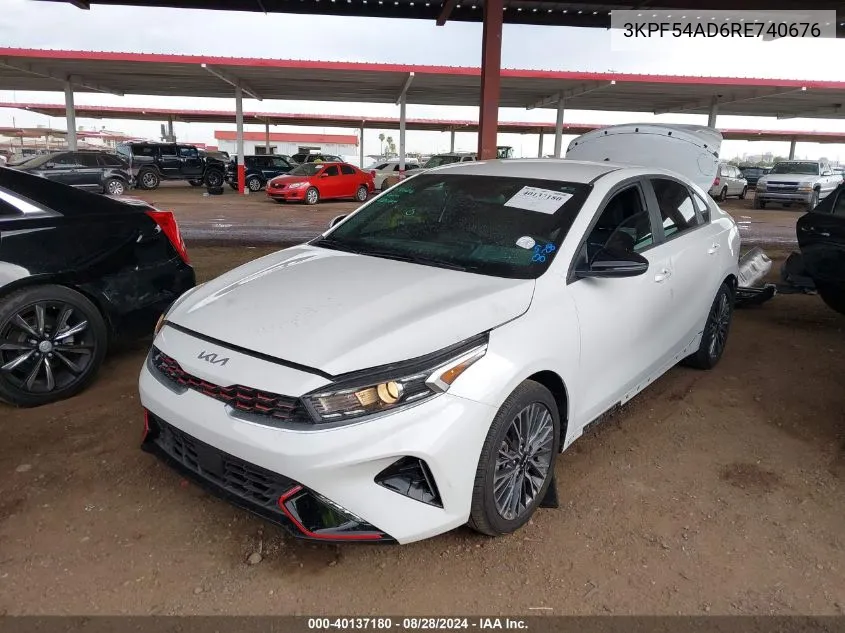 2024 Kia Forte Gt-Line VIN: 3KPF54AD6RE740676 Lot: 40137180