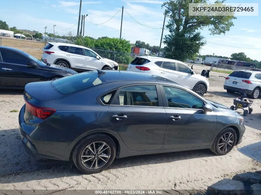 2024 Kia Forte Lxs VIN: 3KPF24AD3RE729465 Lot: 40162708