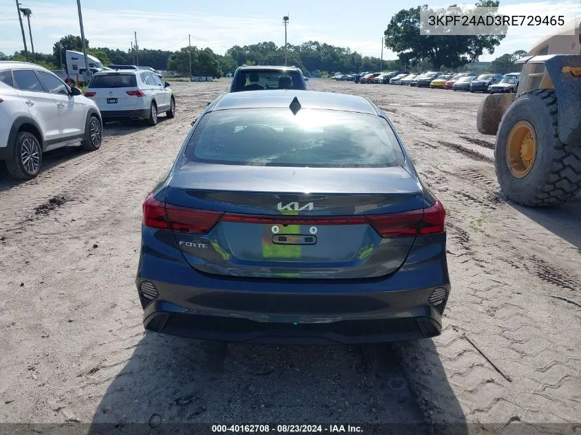 2024 Kia Forte Lxs VIN: 3KPF24AD3RE729465 Lot: 40162708