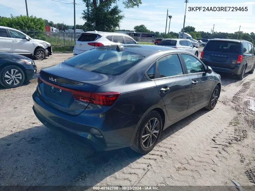 2024 Kia Forte Lxs VIN: 3KPF24AD3RE729465 Lot: 40162708