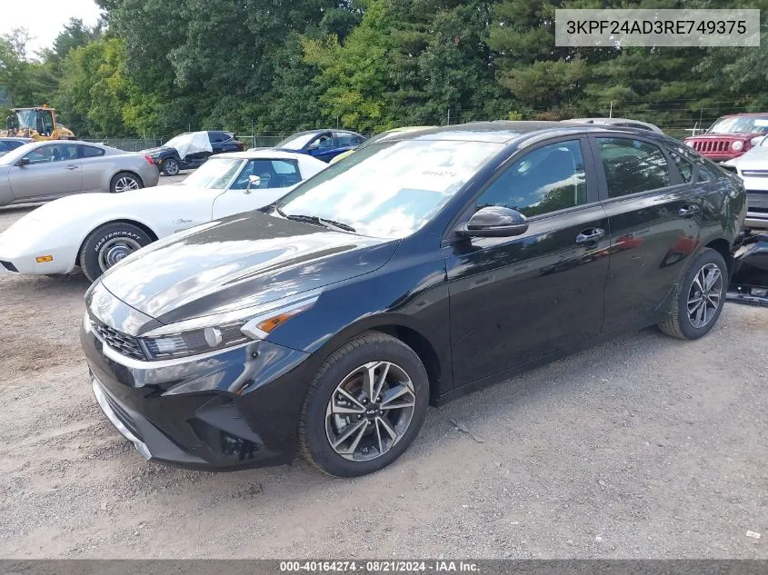 2024 Kia Forte Lxs VIN: 3KPF24AD3RE749375 Lot: 40164274