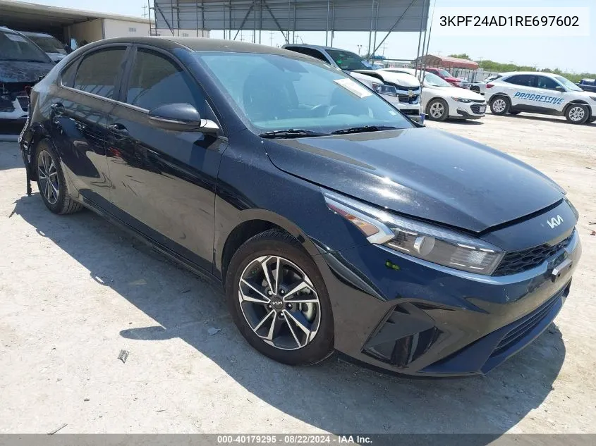 2024 Kia Forte Lxs VIN: 3KPF24AD1RE697602 Lot: 40179295